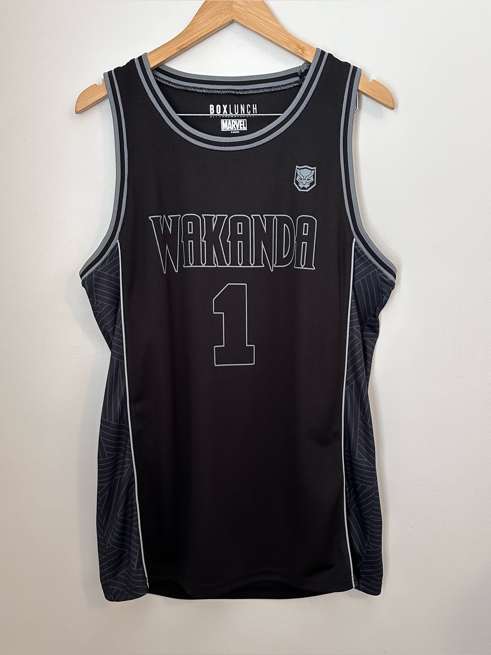 Boxlunch Marvel Wakanda T’Challa Black Panther Basketball Jersey